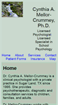 Mobile Screenshot of drcmellorcrummey.com